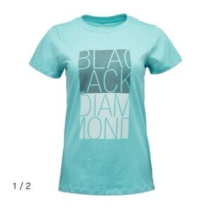 Black Diamond Light Blue T-shirt Size M